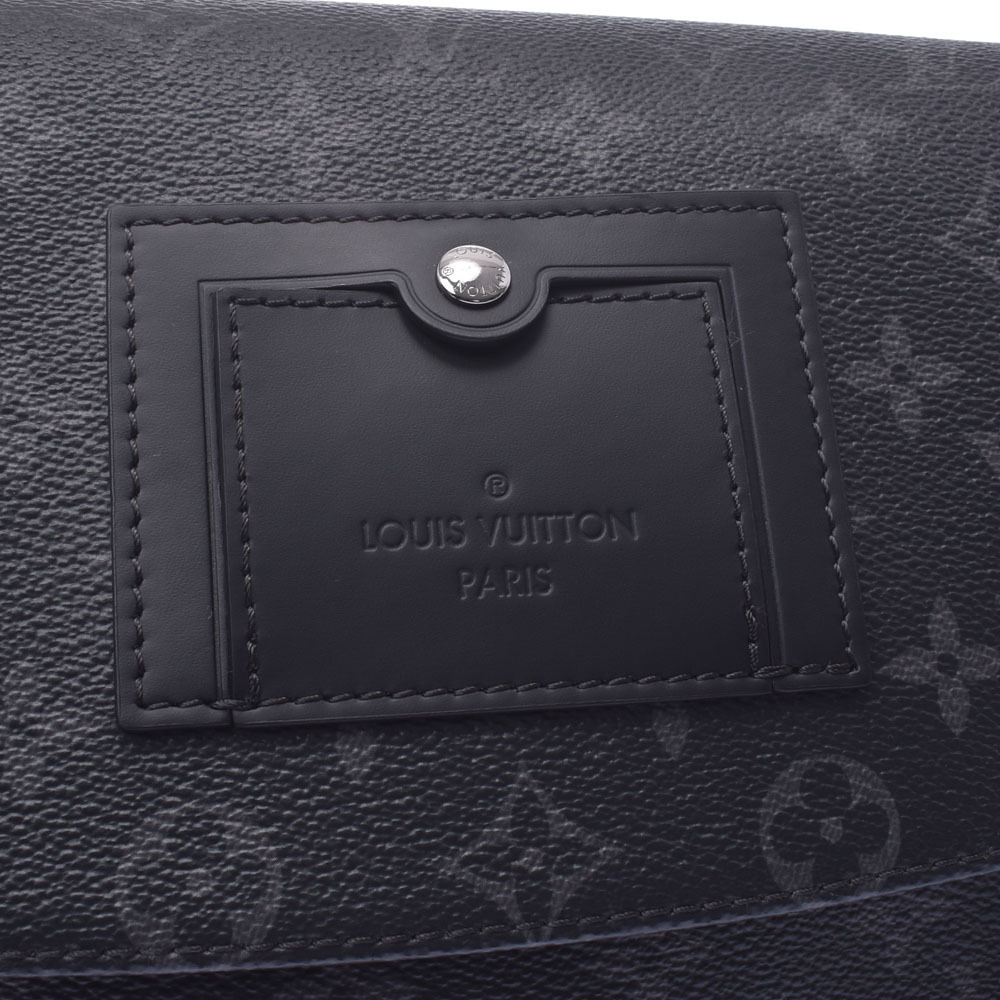 LOUIS VUITTON Monogram Eclipse Black Messenger Voyage Black Gray Shoulder Bag - Picture 9 of 11